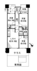 ガーデナヴィルラグナ市川妙典の物件間取画像